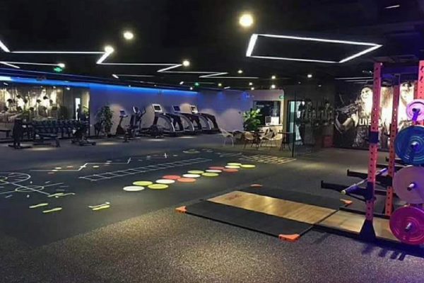 gym rubber floor